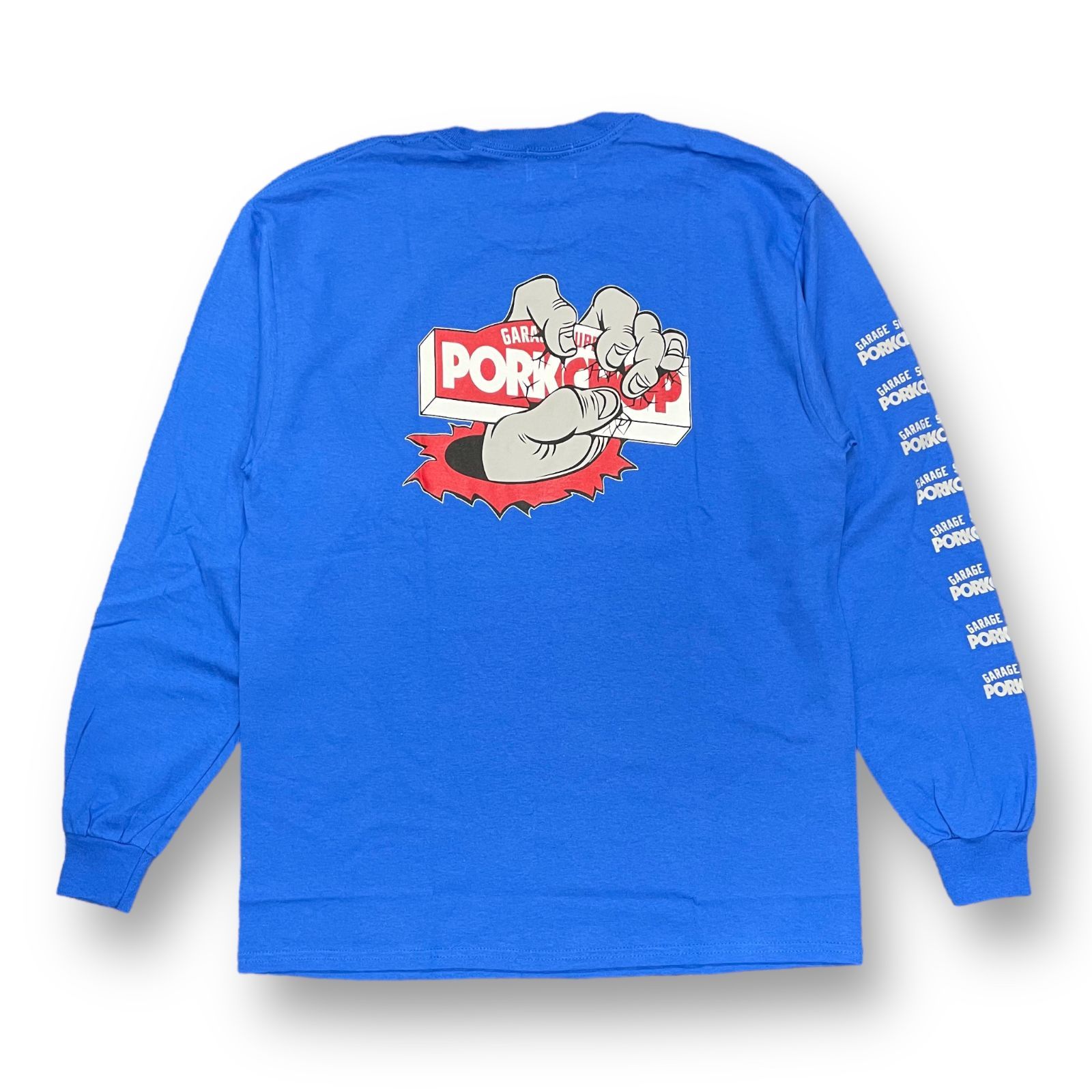 未使用品 PORKCHOP GARAGE SUPPLY CRUSHER L/S TEE L/S プリント 