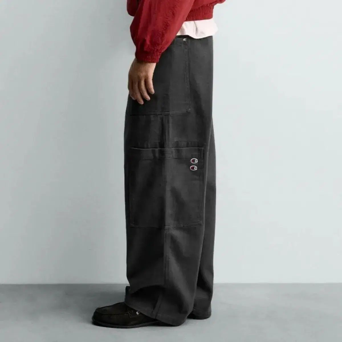 ZARA X Champion ドローストリング ワイド カーゴ パンツ 4302 328