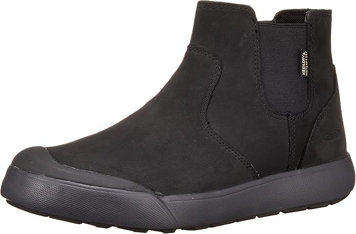 キーン ブーツ ELENA CHELSEA WP エレナ チェルシー ウォータープルーフ レディース TRIPLE BLACK BLACK