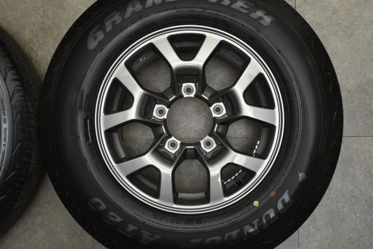 新車納車時取り外し 新同品 ジムニー シエラ JB74 純正アルミホイール（H） 2024年製 新車外し品】スズキ JB74 ジムニーシエラ 純正 15in