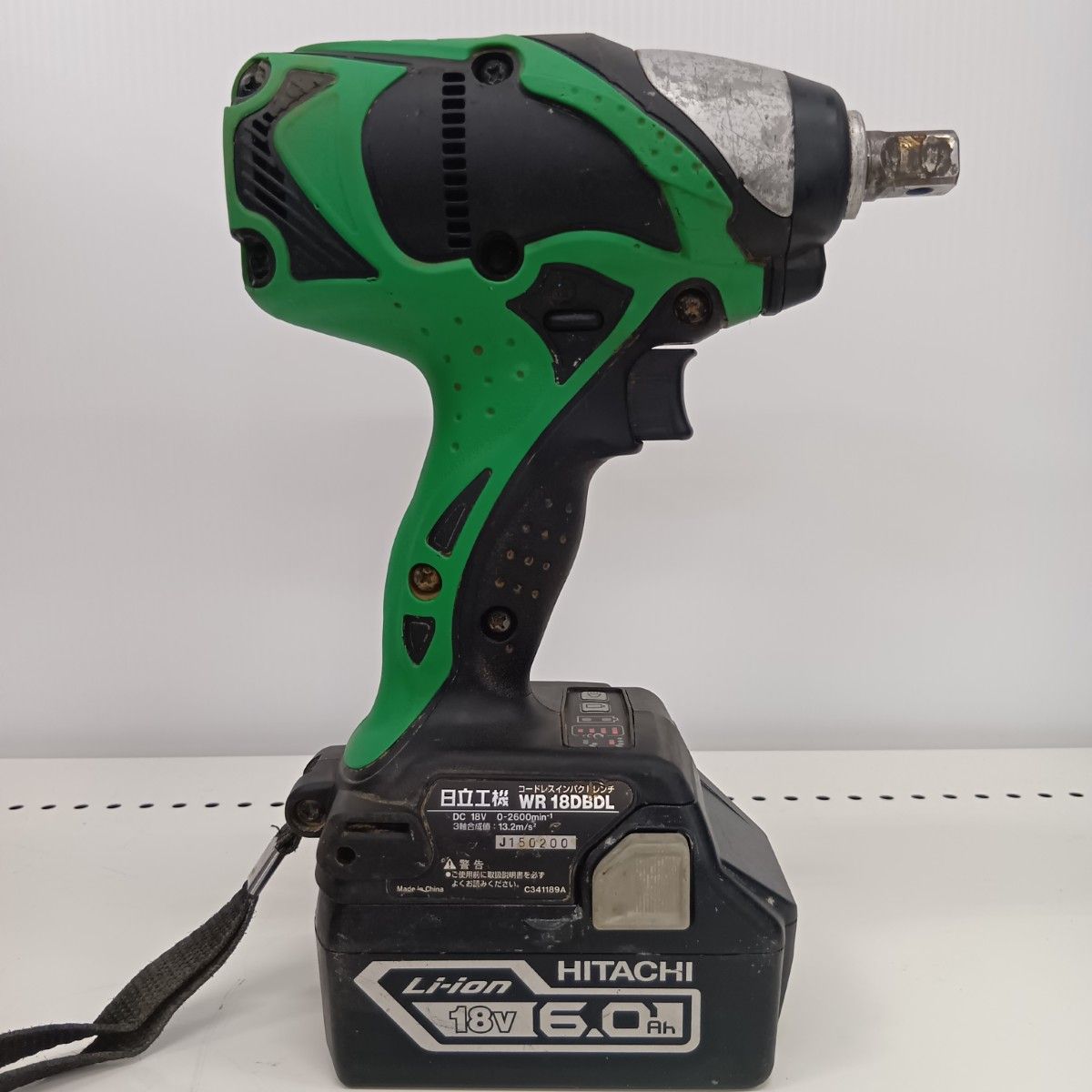 中古現状、店頭併売品】日立工機 WR 18DBDL コードレスインパクト 
