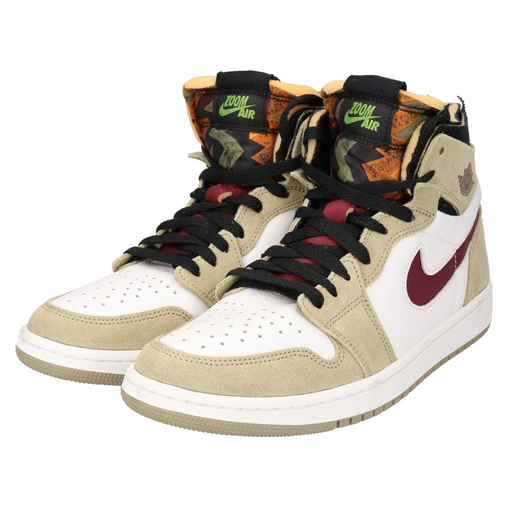 NIKE (ナイキ) AIR JORDAN 1 ZOOM AIR CMFT NATURAL OLIVE エア