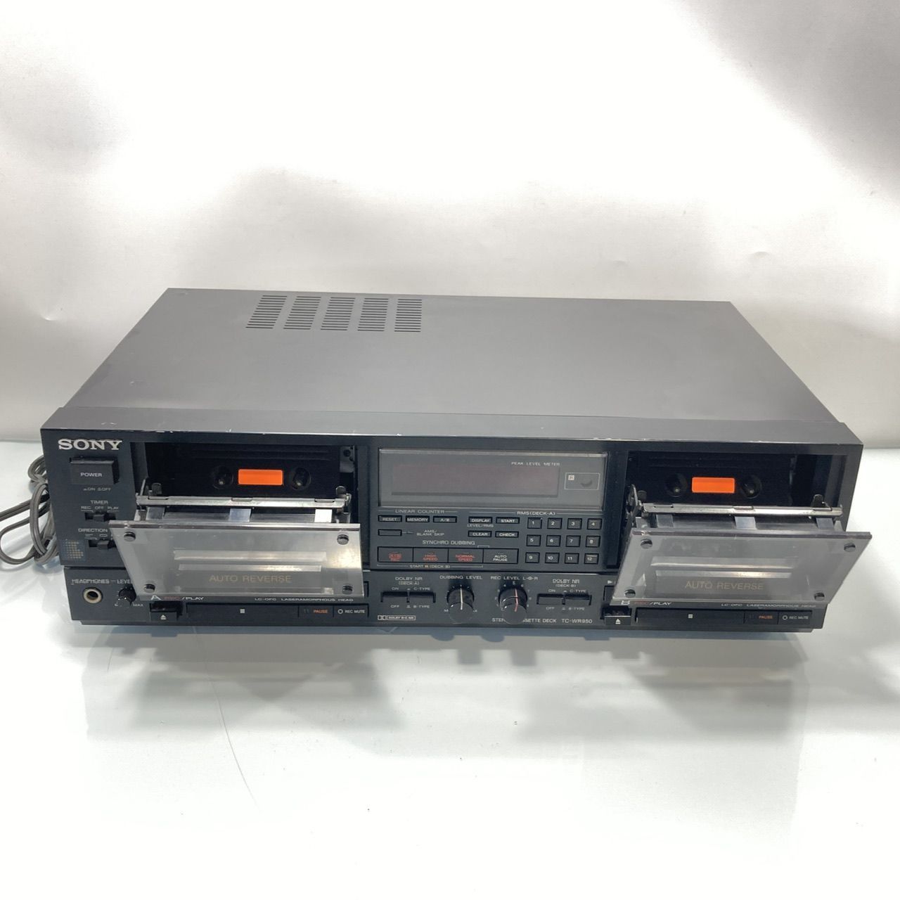 SONY ソニー TC-WR950 ダブルカセットデッキ ツインカセットデッキ 管理番号 OKU10258 G4-100