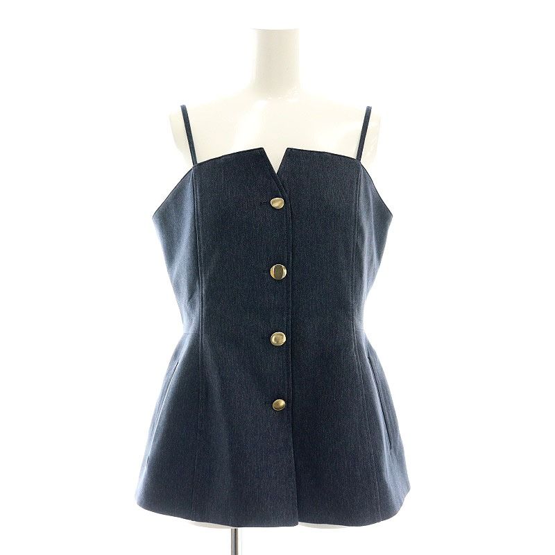 去年ジャスグリッティー　マルチ釦ビスチェ ジャスグリッティー JUSGLITTY 24SS マルチ釦ビスチェ ベア