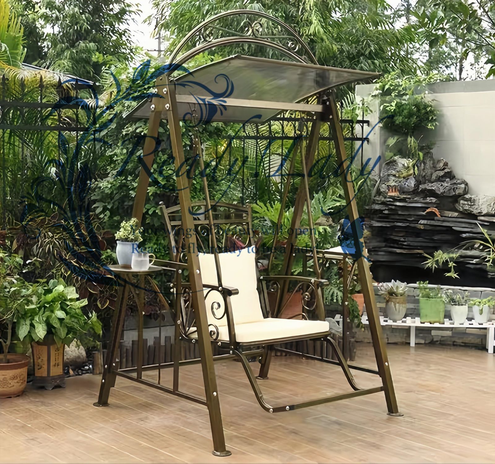 ブランコ屋外 屋外 スイングチェア ガーデンスイングチェア パティオスイング ガーデンベンチ スイングチェア 高温に耐性があり 雨や太