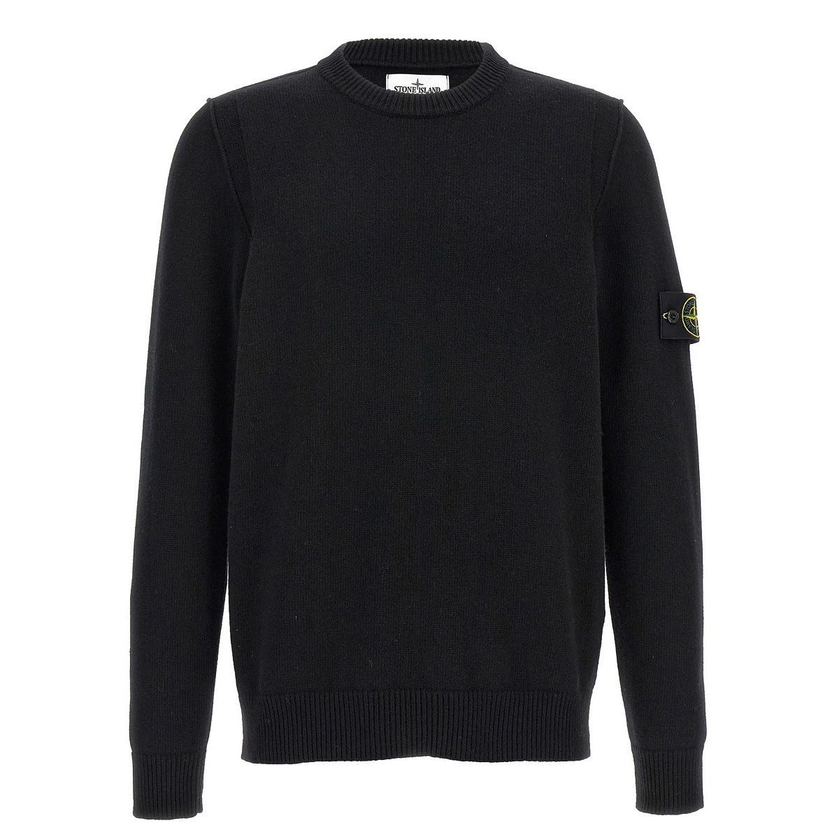 32 STONE ISLAND ストーンアイランド 8115508A3 A0029 ブラック ニット 
