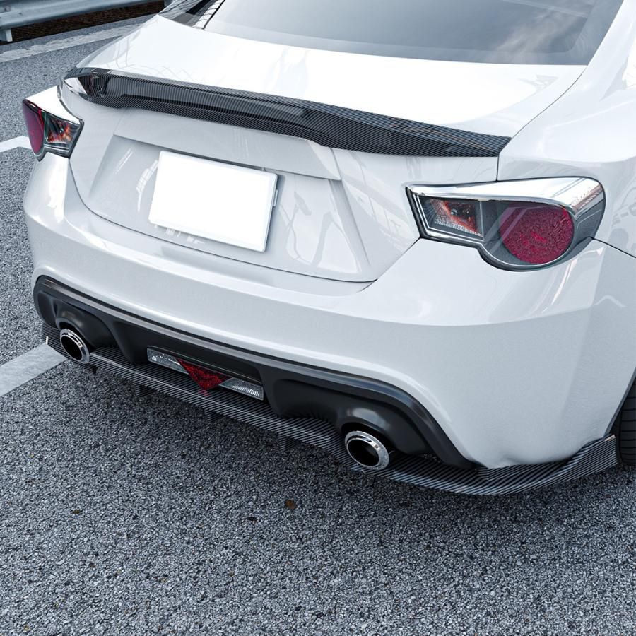 スポーティ全開♪ カーボン ルック リアディフューザー トヨタ 86 ハチロク ZN6 14R RC G GT GTリミテッド b12021