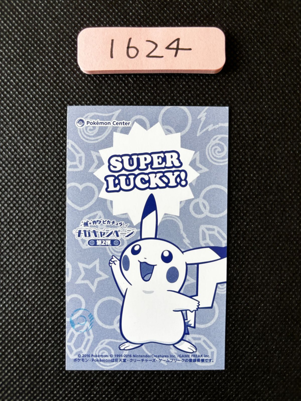 強カワピカチュウ　メガキャンペーン　ファイル　名刺カード　セット 強カワピカチュウメガキャンペーンファイル名刺カードセット