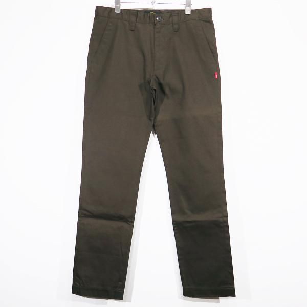 WTAPS ダブルタップス 17SSS KHAKI TIGHT/TROUSERS.COTTON.CHINO 171LTDT-PTM02 カーキ タイト  トラウザーズ コットン チノ パンツ ブラウン ボトムス