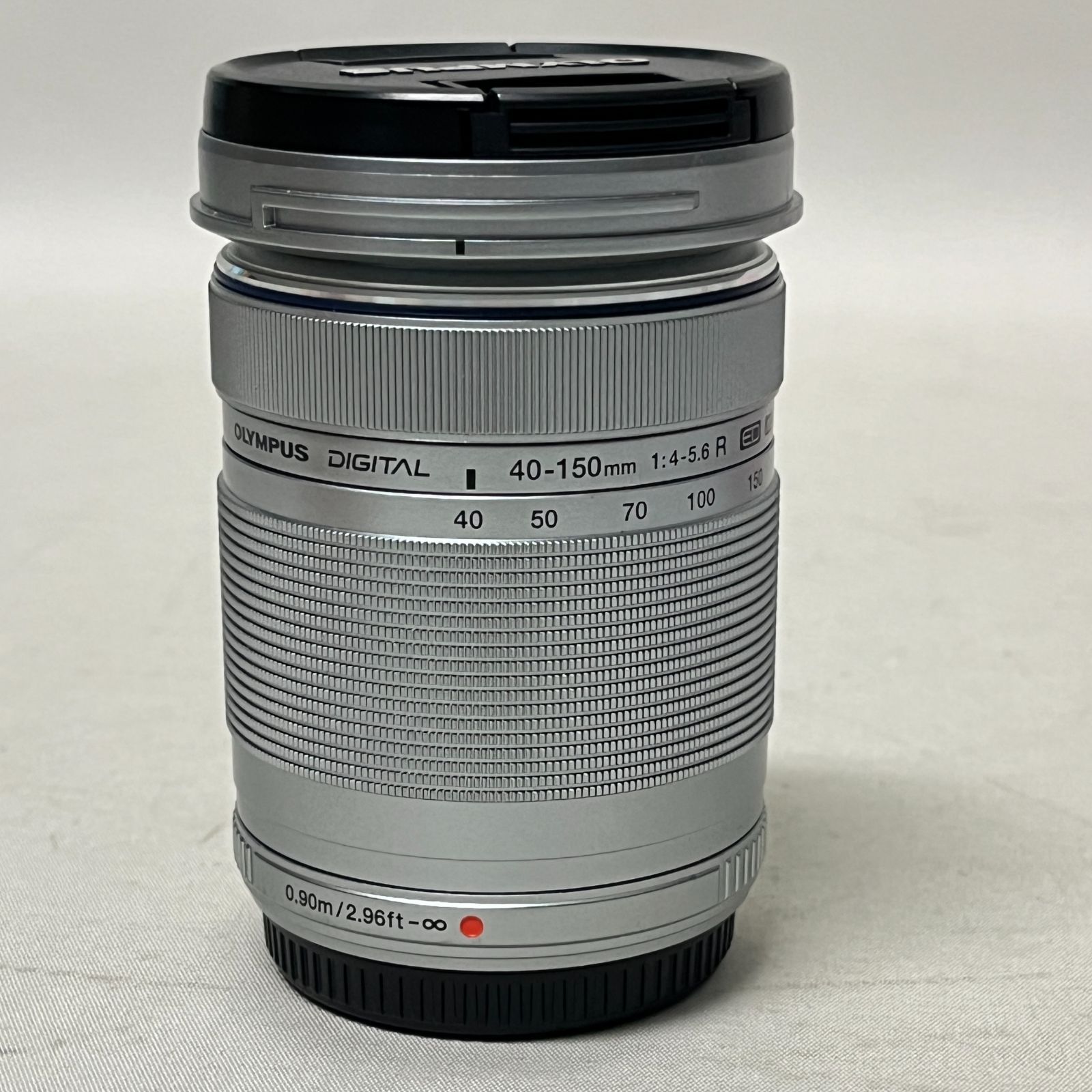 【浜館64-349】【店舗併売品】OLYMPUS オリンパス M.ZUIKO 40-150mm 1:4-5.6 シルバー 【中古品】