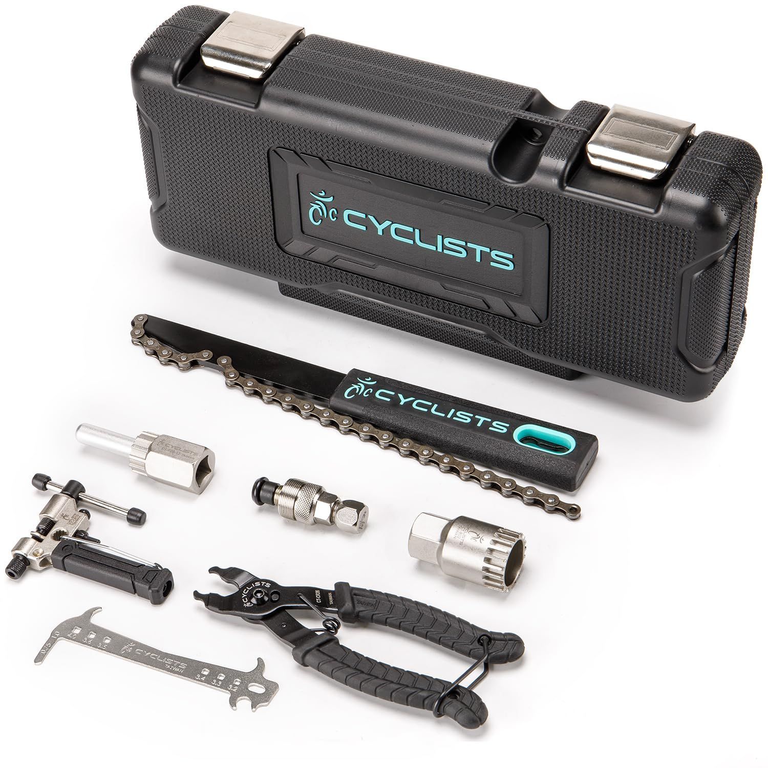 CYCLISTS 自転車 工具セット シマノ対応 7点 プロ 台湾製 ツールキット ツールボックス付き CT-K08