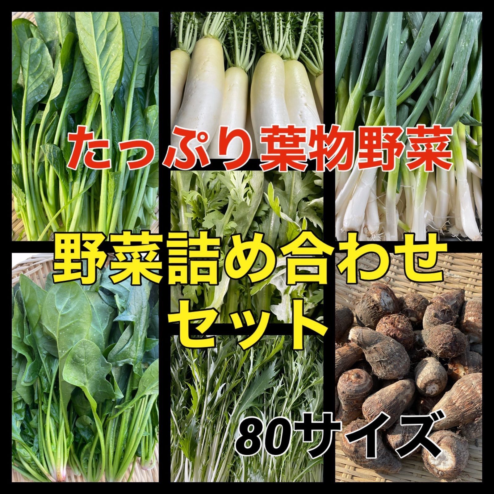 SALE／93%OFF】 愛知県西尾市産 野菜の詰め合わせ 80サイズ ...