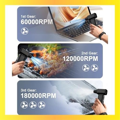無段階風量調整 USB充電式