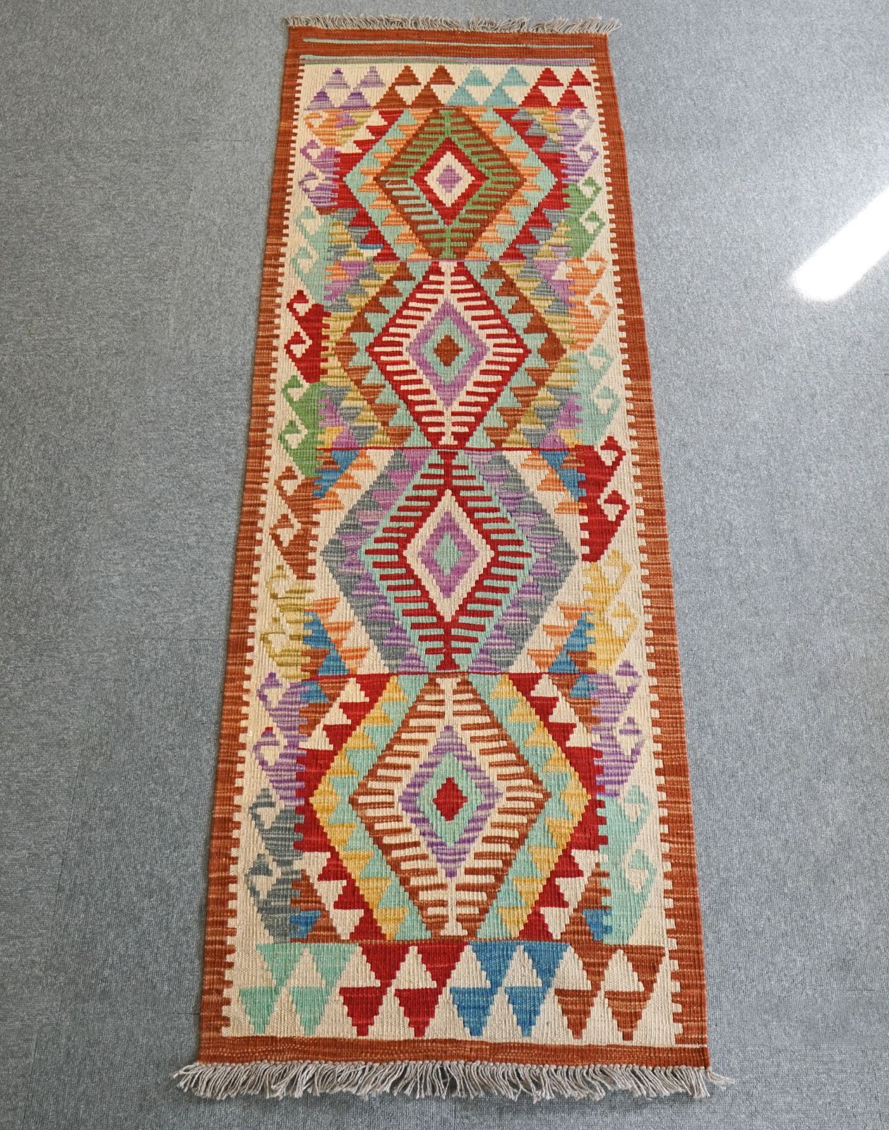 131×80cm 手織りマシュワニキリム 手織り絨毯 131×80cm 手織りマシュワニキリム 手織り絨毯 131×80cm 手織りマシュ