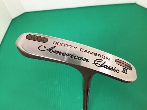 タイトリスト SCOTTY CAMERON American Classic III HEAVY FLANGE パター PT スチール フレックスその他 メンズ 男性用 右利き 右用 Cランク ゴルフクラブ