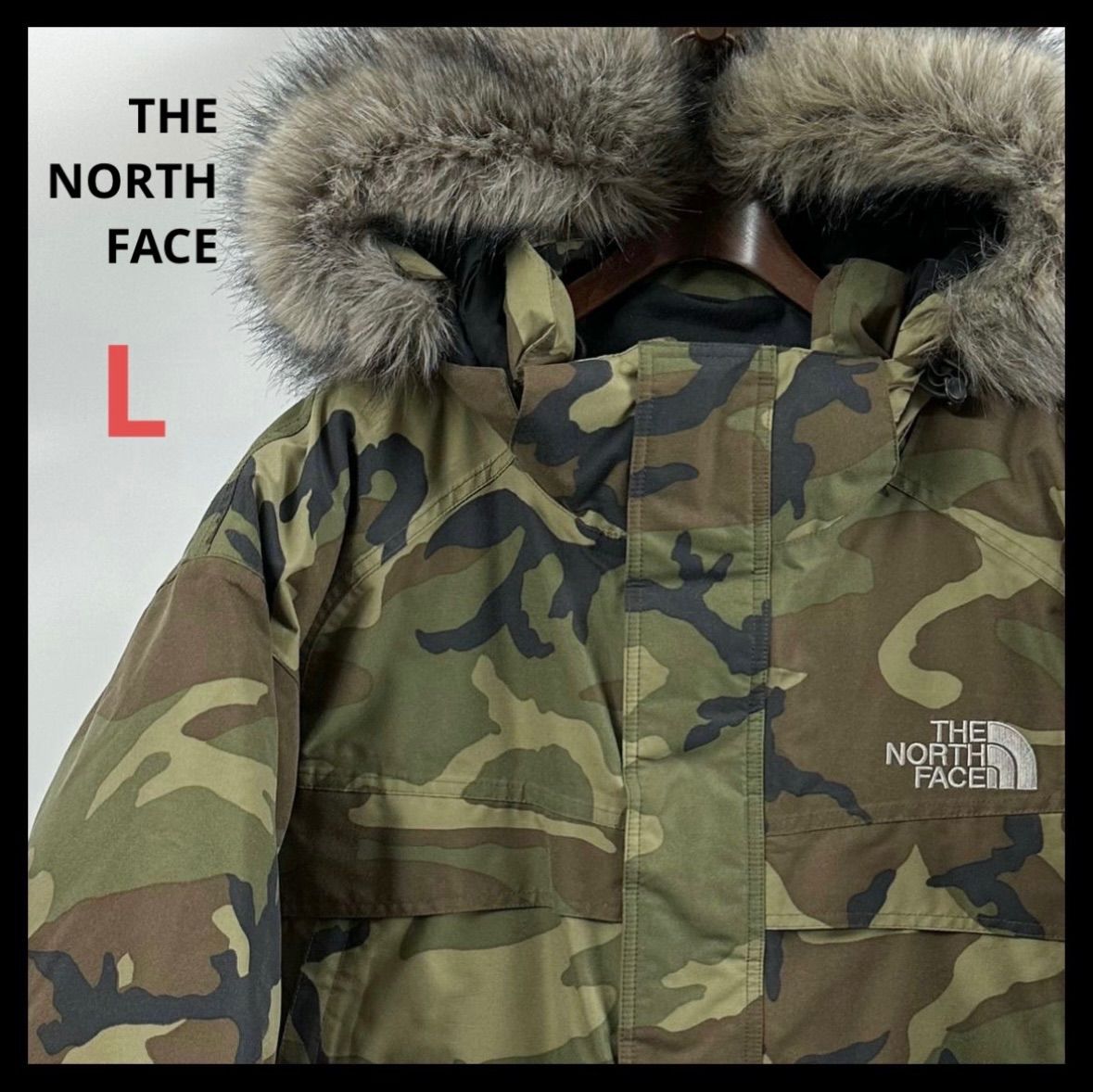 THE NORTH FACE ノースフェイス マクマードパーカ ダウン 迷彩 総柄