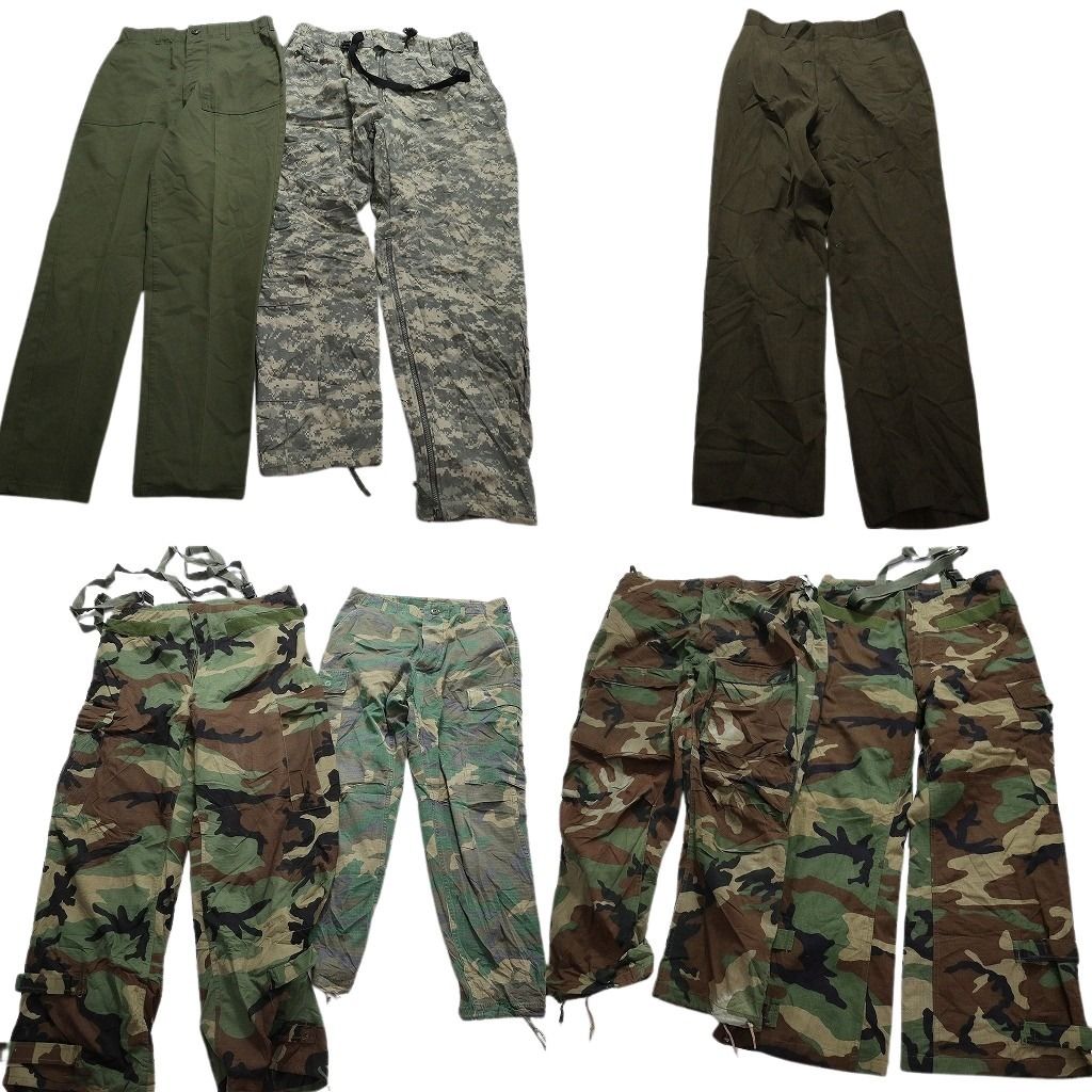 古着卸 まとめ売り 米軍実物 ミリタリー パンツMIX 7枚セット