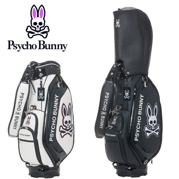 Psycho Bunny サイコバニー ゴルフ 軽量キャディバッグ 中古！ キャディバッグ 中古 中古】サイコバニー PSYCHO BUNNY 中古サイコ