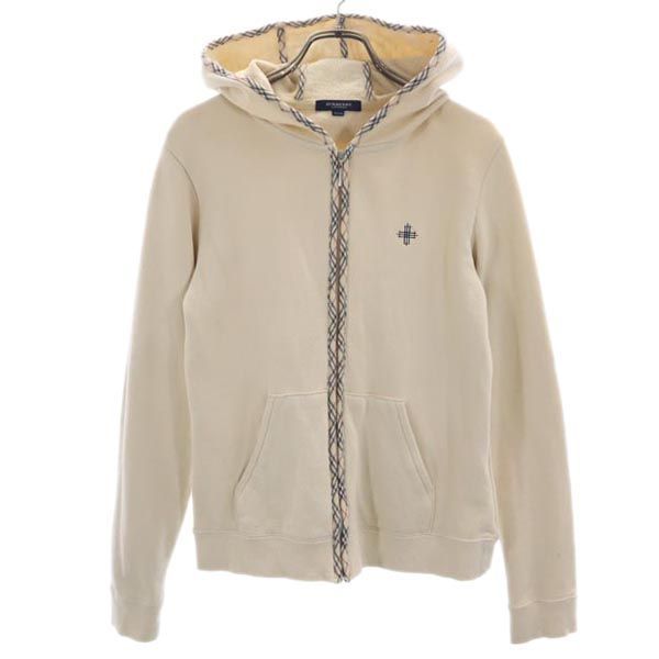 BURBERRY ベージュ ジップアップパーカー Burberry バーバリー ノバ