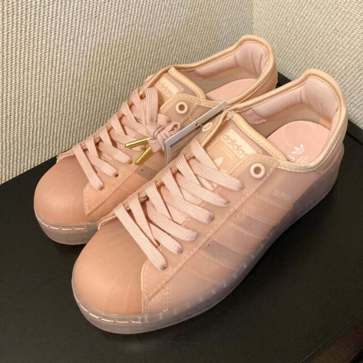 adidas SUPERSTAR JELLY ピンク 22.5㎝ - メルカリ