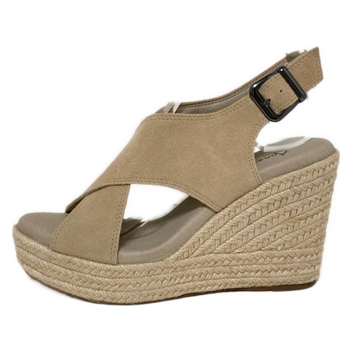 Anne Coquine アンコキーヌ サンダル L レディース - ベージュ ウェッジソール