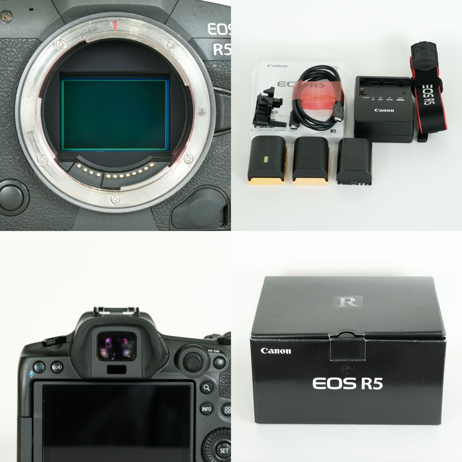 良品｜シャッター数65,000回以下｜バッテリー3つ] Canon EOS R5