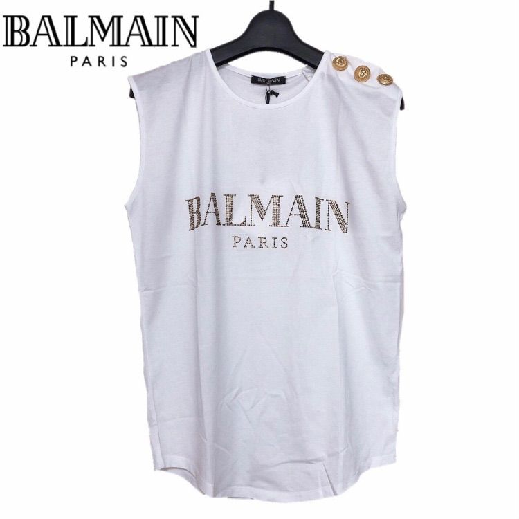 新品　BALMAIN ロゴタンクトップBALMAIN