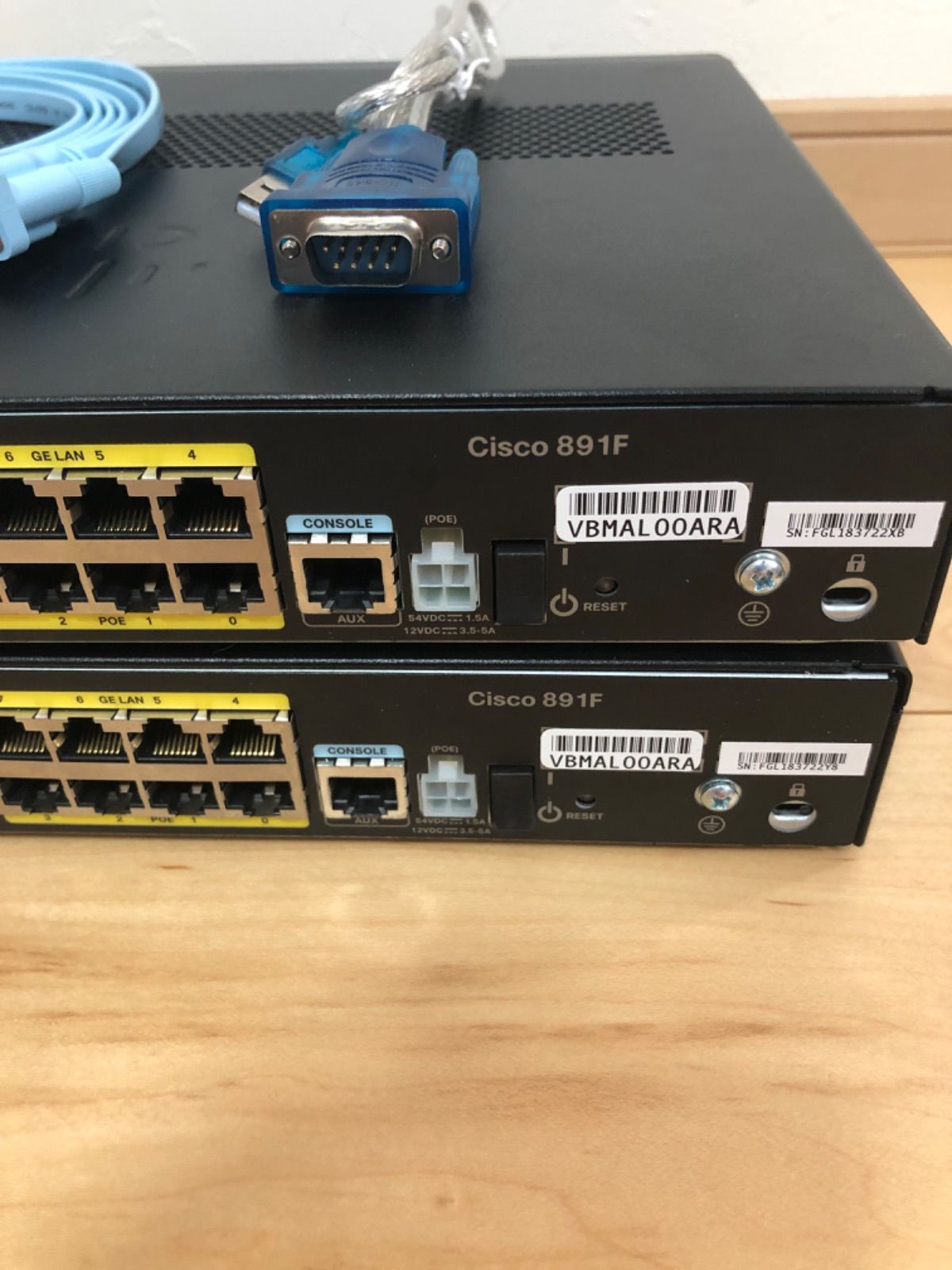 GW限定値下げ 【CCNA、CCNP】2台Cisco891FJ-