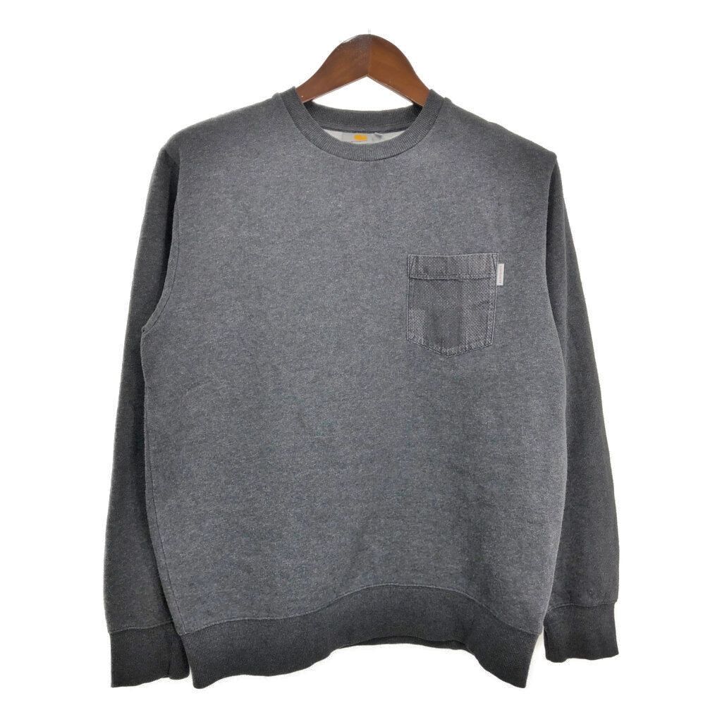 Carhartt カーハート スウェット 無地 グレー (メンズ M) 中古 古着 S1820