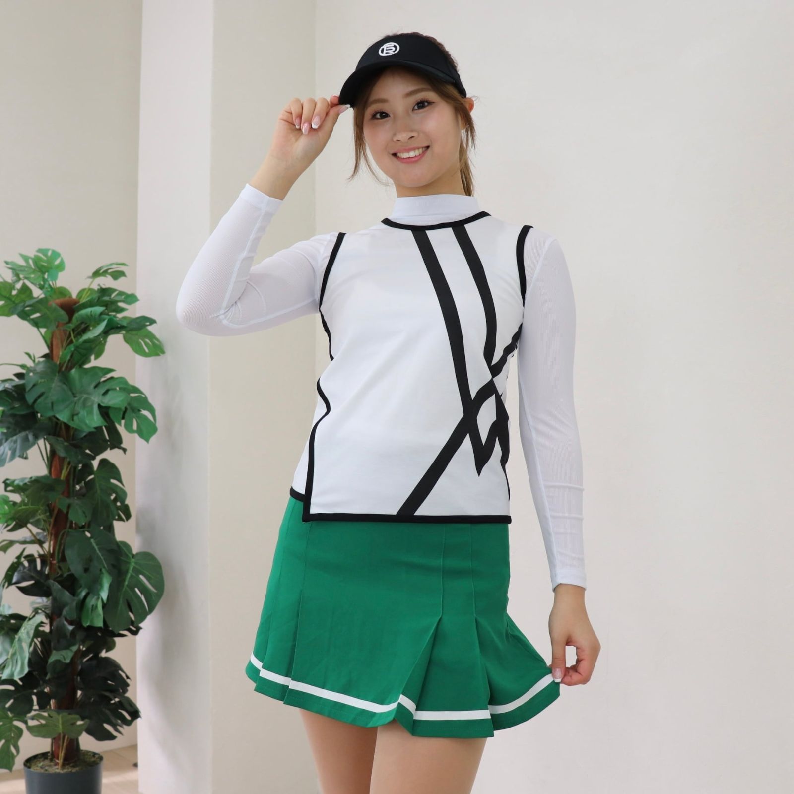 新作G/FOREジーフォアゴルフレディース長袖シャツインナー UVカット1点