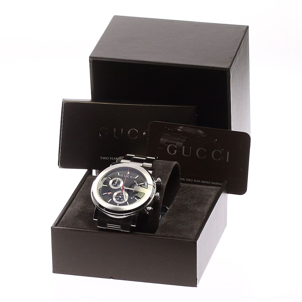 GUCCI 101M YA101309 腕時計 Iced Out Gucci G-Chrono Diamond Watch for Men 2 Carats 101M