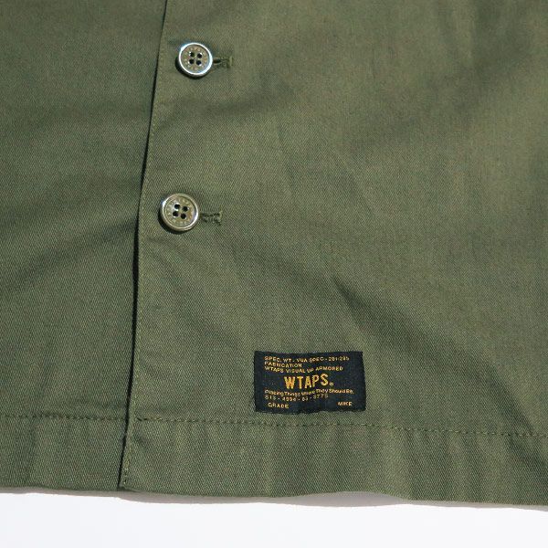 WTAPS ダブルタップス 16SS BUDS SS/SHIRT.COPO.SERGE 161GWDT-SHM06 