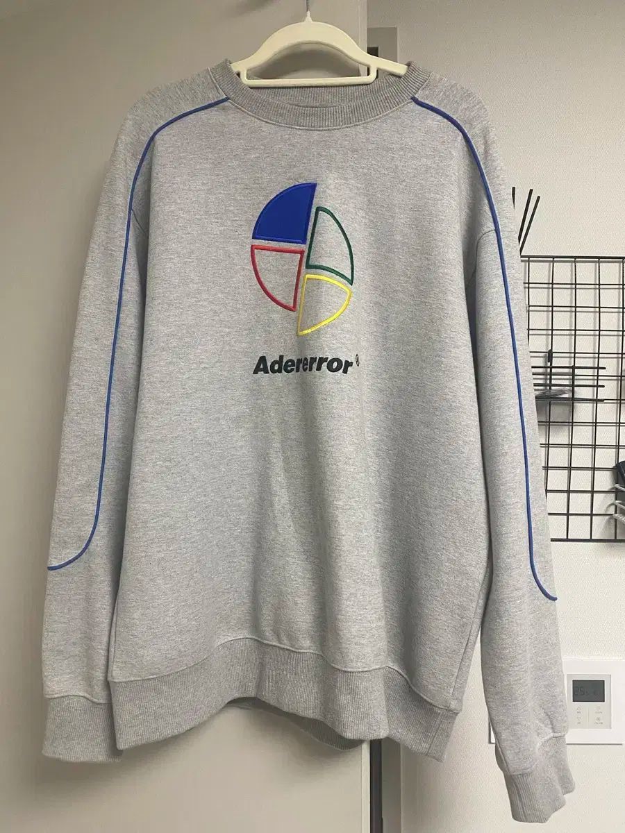 販売) 21ss ADER ERROR(アーダーエラー) スライスロゴ パーカー グレー  