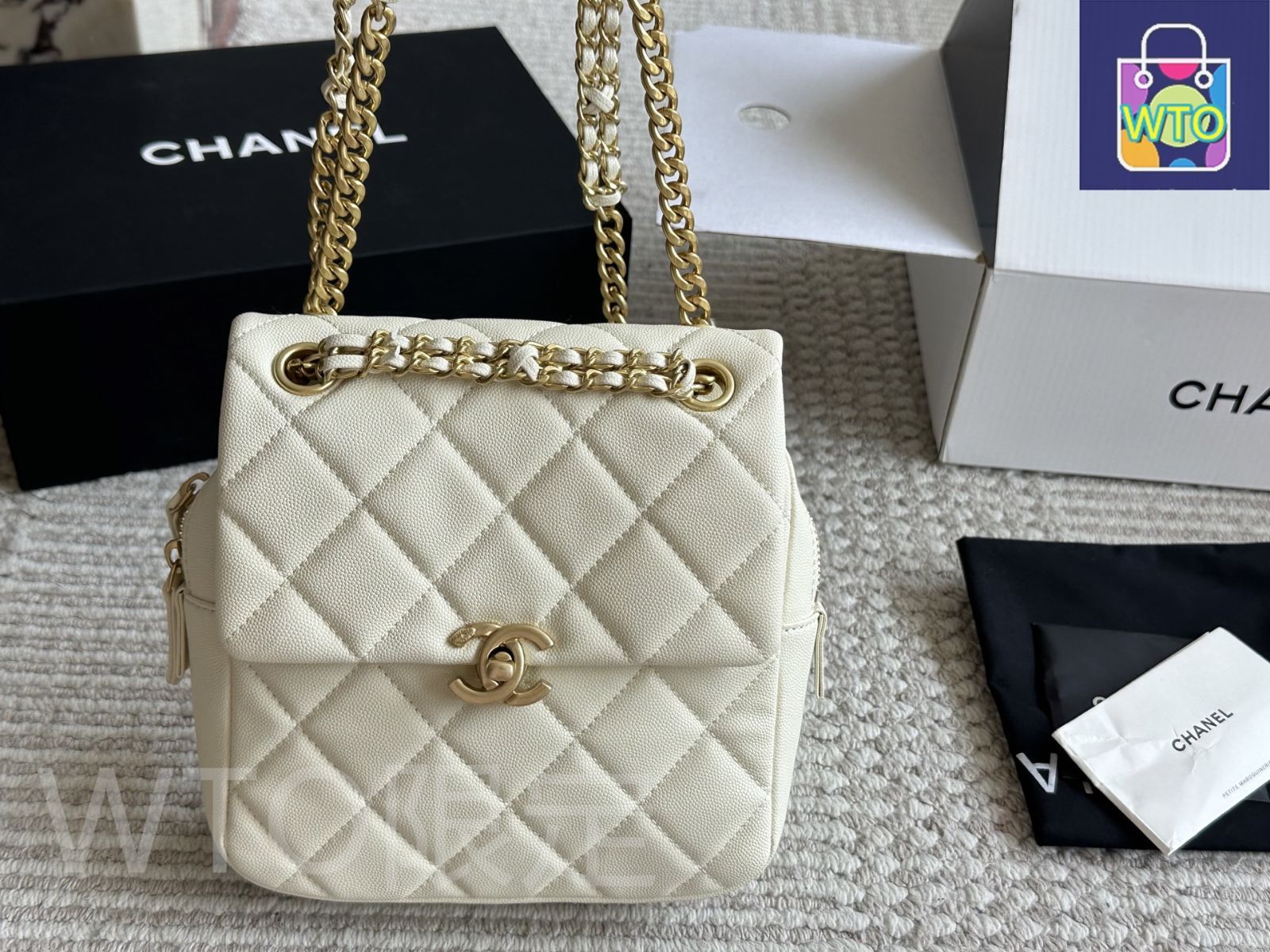 ★完売必至★大人気♠SoBlack【CHANEL】ミニ バックパック クラシック ミニ バックパック - ラムスキン、ブラック