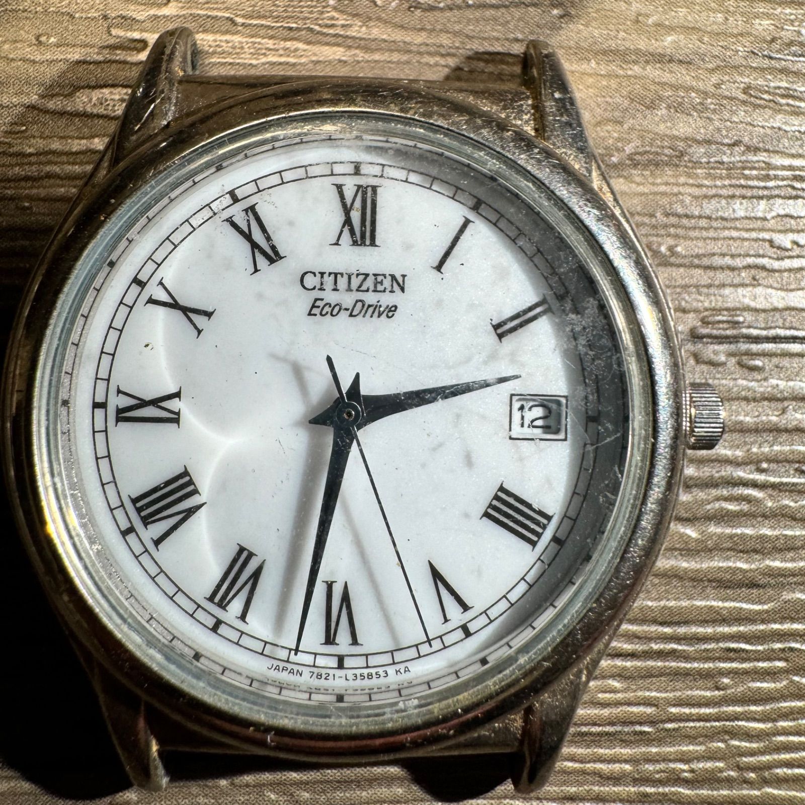 24時間以内発送】シチズン CITIZEN Eco-Drive 7821-L16975 ローマ数字 白文字盤 現状品 - メルカリ