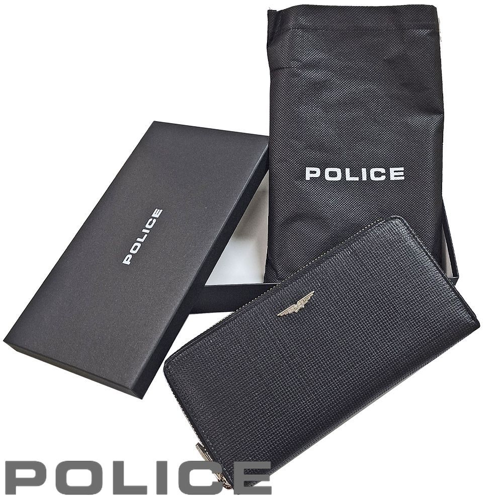 新品】ポリス 財布 長財布 ラウンドファスナー ラウンドZIP