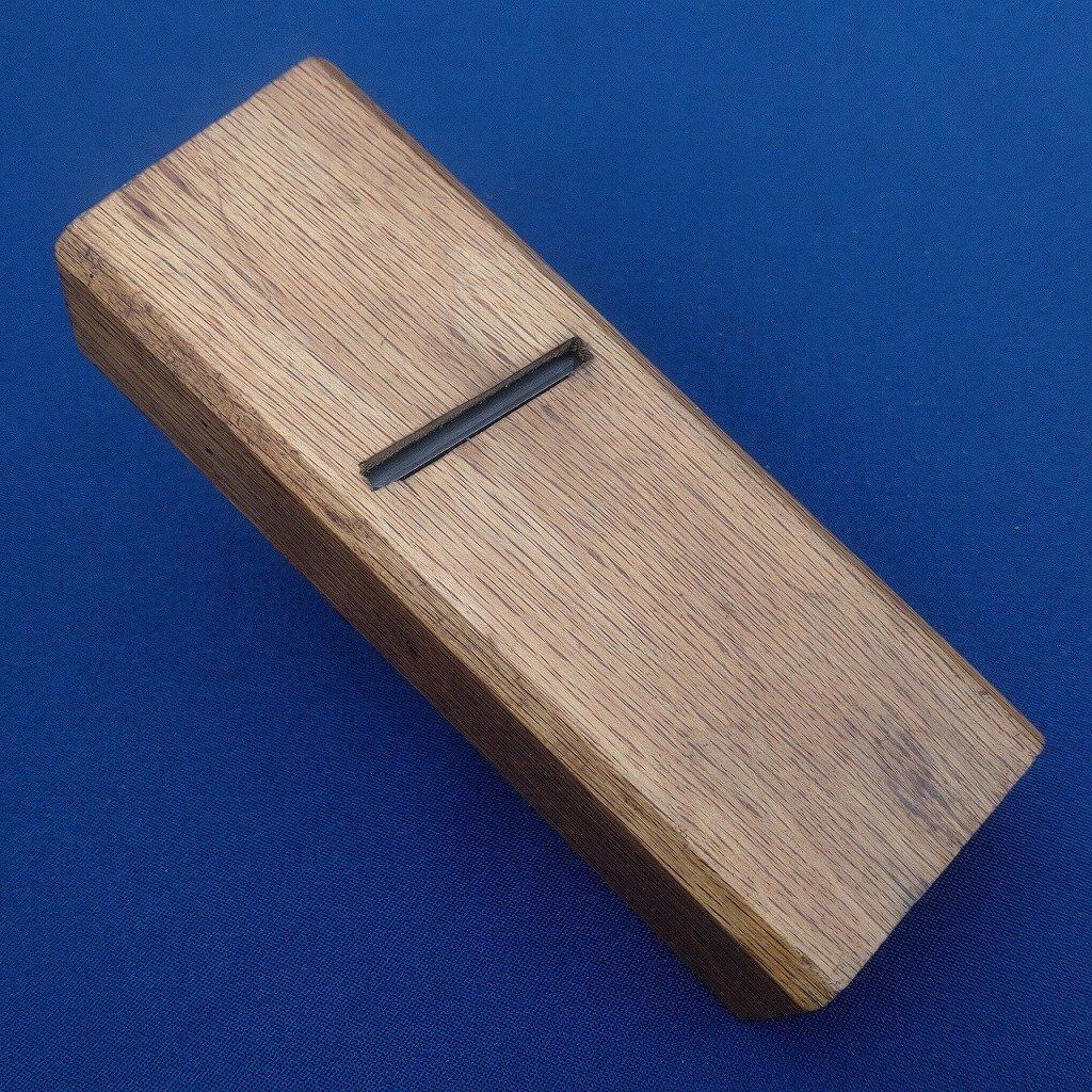 立鉋 台直し鉋 斜め仕込み サクラトモエ 青請合 刃幅約42㎜ 台長