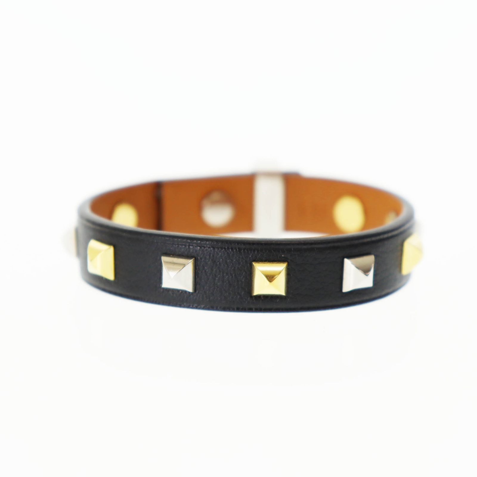 HERMESスタッズレザーブレスレット