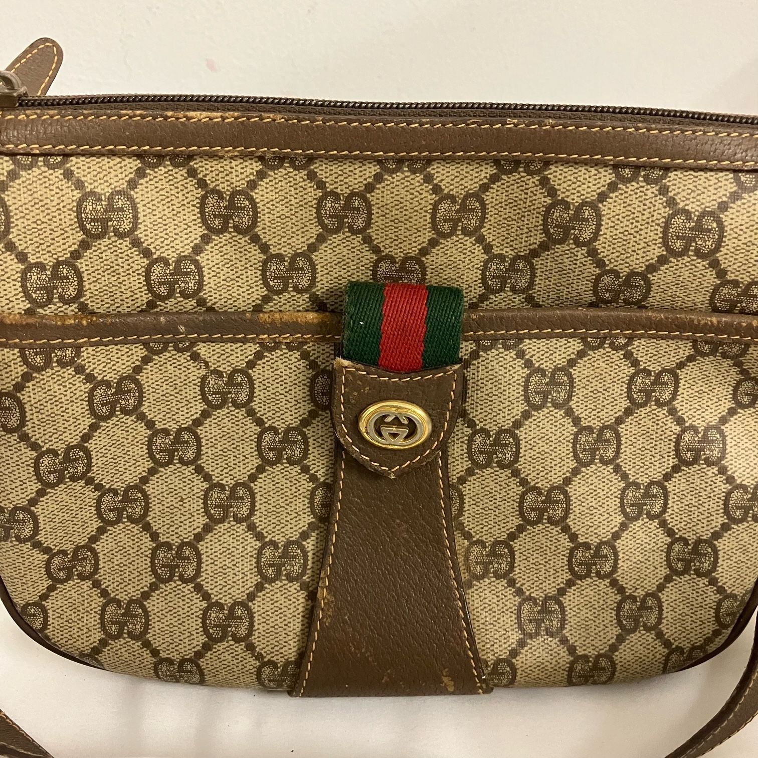 GUCCI グッチ ショルダーバッグ シェリーライン インターロッキング GG