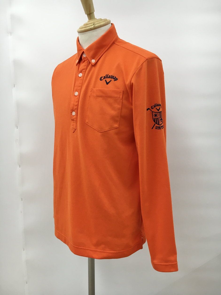 キャロウェイ Callaway Golf ポロシャツ L オレンジ 2410WT042 - メルカリ