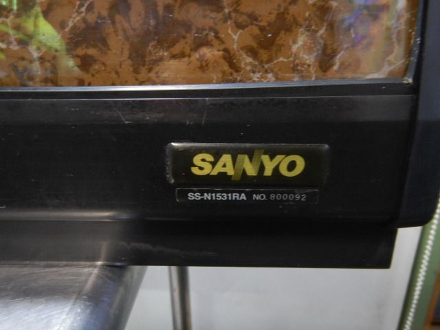 2008年製 サンヨー 冷蔵 ネタケース SS-N1531RA W1500D300H280mm 51L 35kg 150cm