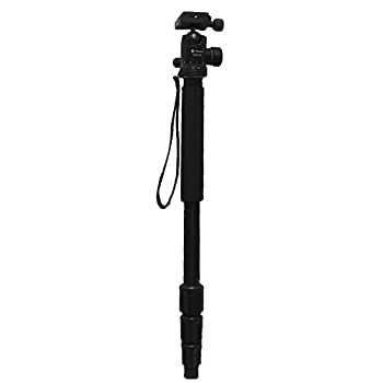 Fotopro 一脚 NGA-54 4段 中型 自由雲台 脚径25mm アルミ製 ブラック 816863