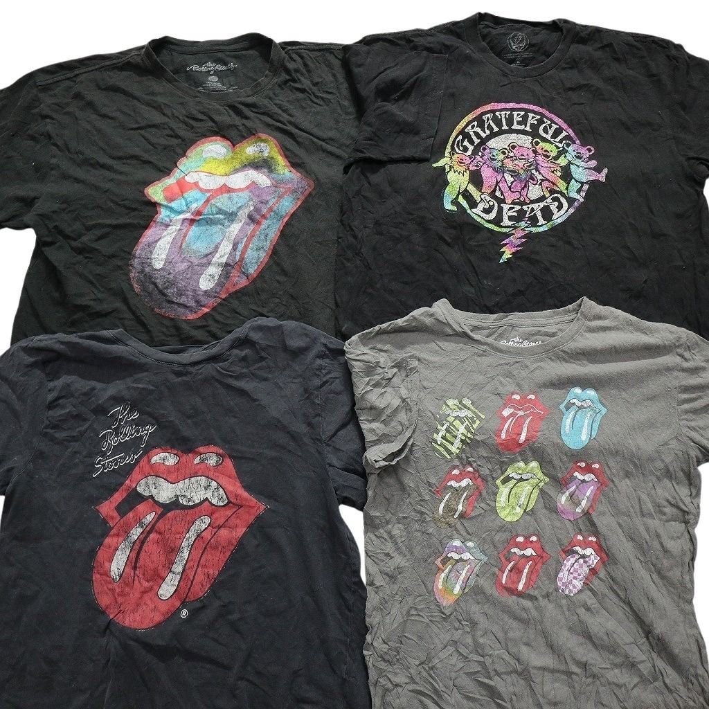 古着卸 まとめ売り 音楽・バンド 半袖Tシャツ 16枚セット (メンズ XL  