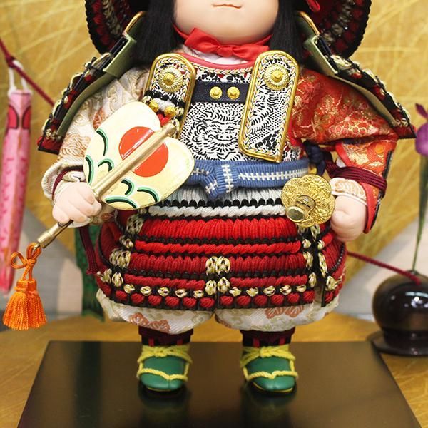 幸一光 鎧着若大将 輝 大越忠保製 鎧着 とても可愛いお顔が大好評
