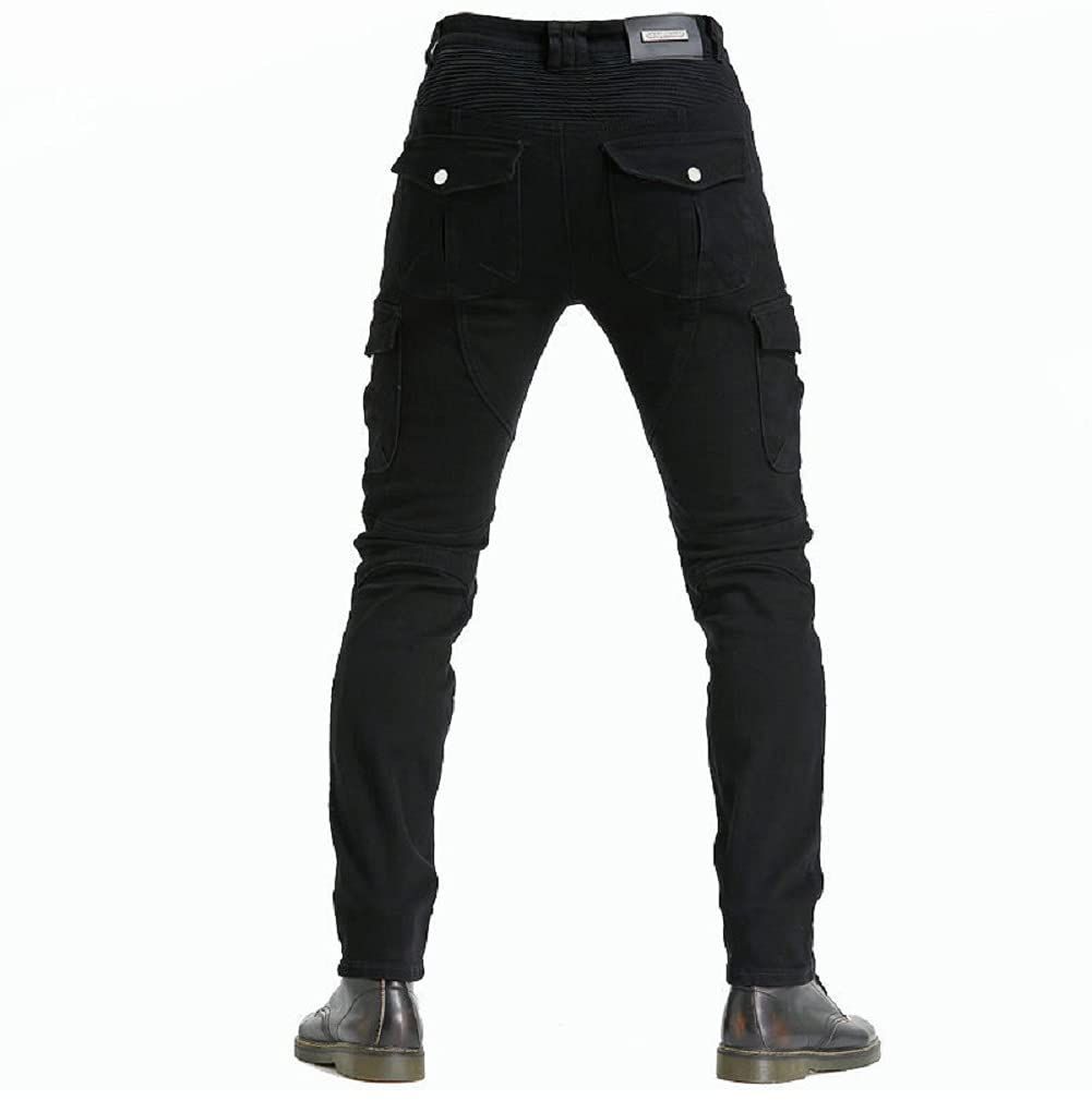 ストレッチ素材 メンズ ライディング レーシング 保護 005 膝パッド 大腿骨パッド 春夏秋 耐久耐磨 プロテクター付き 膝当て ニーパッド オートバイ バイクウェア デニム ジーンズ ライダーパンツ GOHAN WWW_USTAUSTRALIA_COM_AU