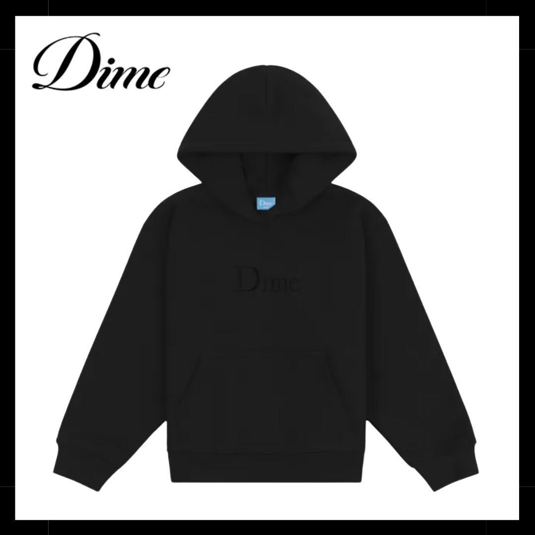 Dime ダイム Classic Logo Hoodie Kids | BLACK キッズ パーカー | スウェット
