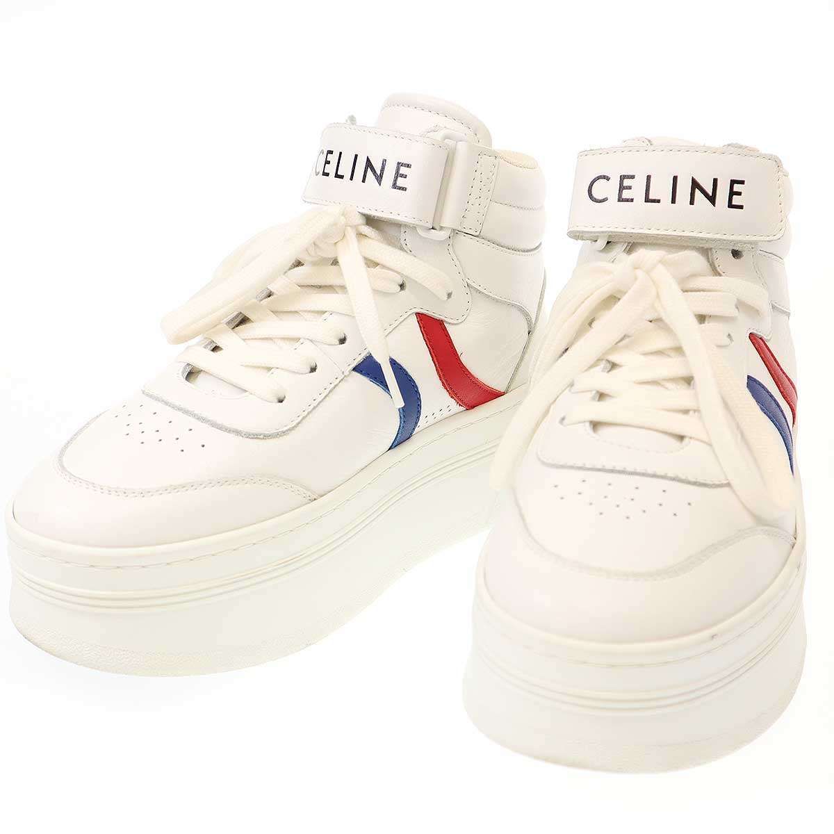 CELINE セリーヌ 24SS BLOCK トリコロールトリオンフプラットフォーム 