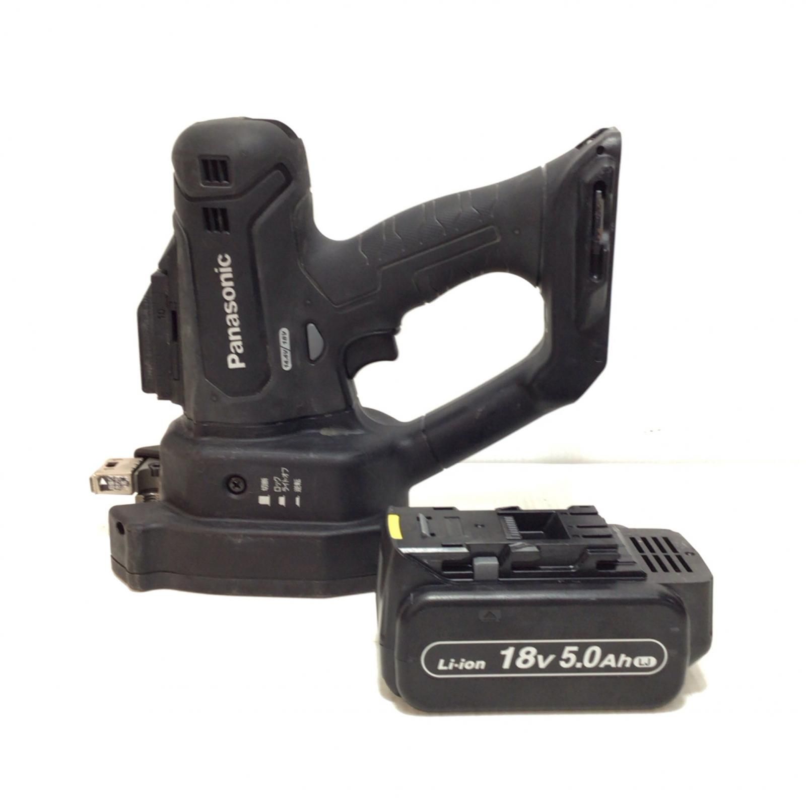 ΘΘPanasonic パナソニック 全ネジカッタ 程度B 充電池1個付 コードレス式 18v EZ45A9