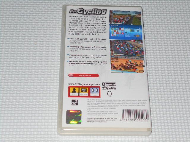 PlayStation Portable - PSP★PRO CYCLING SEASON 2008 海外版 EU版 PlayStation Portable - PSP☆PRO CYCLING SEASON 2008 海外版