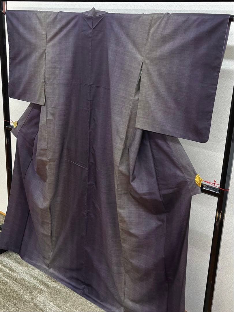 本場大島紬 伝統工芸品 純泥染 訪問着 手織 正絹 X555 - メルカリ